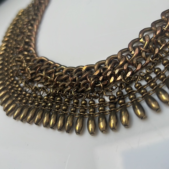 (2/$20) Bronze vintage necklace - Picture 2 of 2